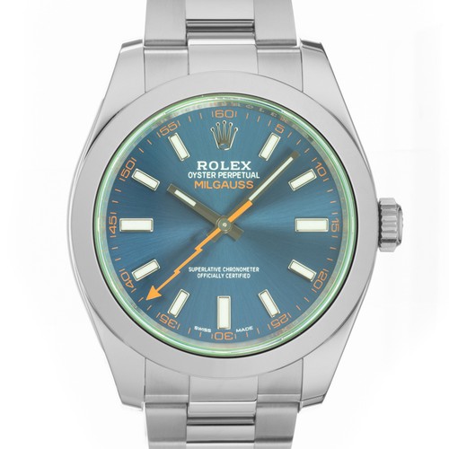Rolex milgauss 116400gv blue - milgauss,