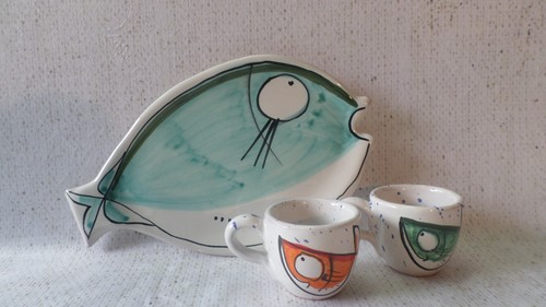 Set caffè decoro alici - caffè,