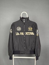Giacca da corsa uomo La Martina taglia S nera manica lunga full zip outwear