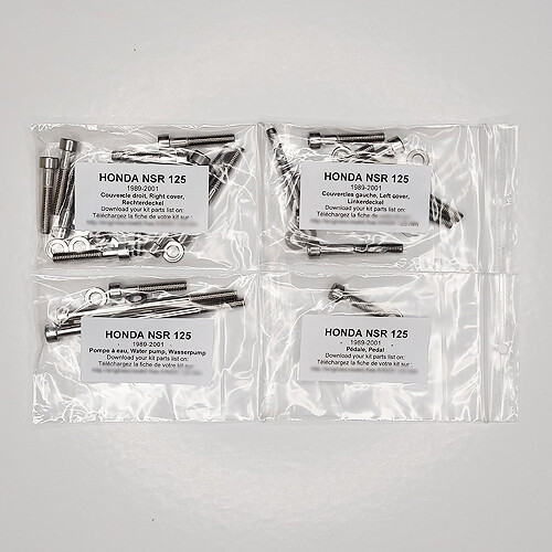 Honda nsr 125 1988 - 1988-2001, kit