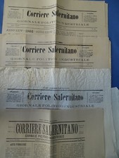 SALERNO-12 GIORNALI-D'EPOCA