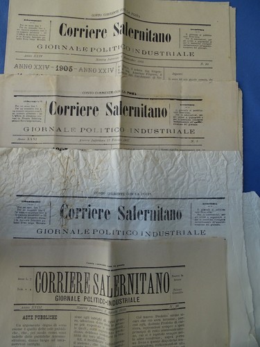 Salerno giornali epoca - salerno-12, giornali-d'epoca