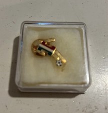 Italia 90 Spilla In Oro 