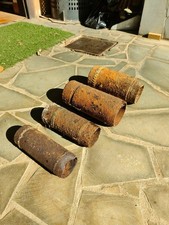 ww1 - Lotto fermaporta in ghisa vuoti - 100 80 70 65 mm