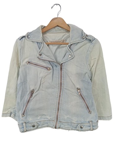 Zara woman giacca denim donna - denim,