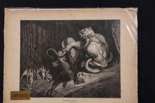 Incisione antica gustave - ,