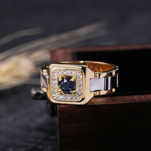 Anello sigillo oro argento - -,