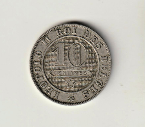 Belgio 1898 centimes - belgio, 10