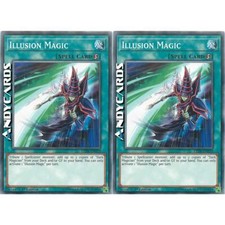 2x ILLUSION MAGIC • (Magia Illusoria) • Comune • LED6 EN010 • YUGIOH! ANDYCARDS