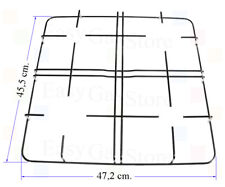 Ariston Indesit Griglia per Cucina a Gas a 4 Fuochi Cromata 45,5 X 47 cm.