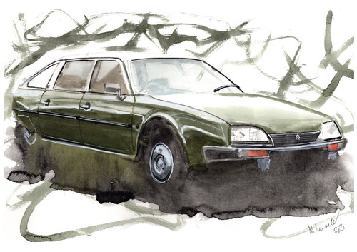 Dipinto una citroen cx - citroen,