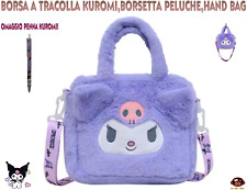 borsa kuromi borsetta pelosa anime peluche tracolla mini bag kawaii