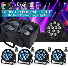 4pz RGBW 120W Par Faretto DMX Ricaricabile Festa Luce Palco Fari