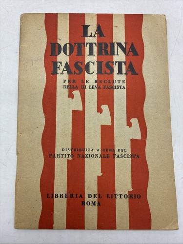 Dottrina fascista - dottrina,