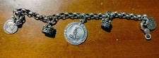 Bracciale Raspini Argento + 5 Charms Argento  Monete Corona