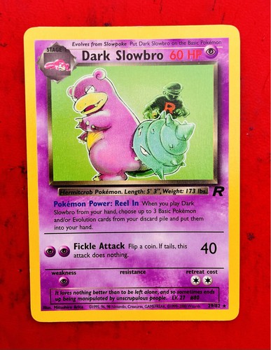 Lotto carte pokemon dark - lotto,