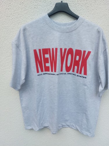 Shirt zara cotone grigio - zara,