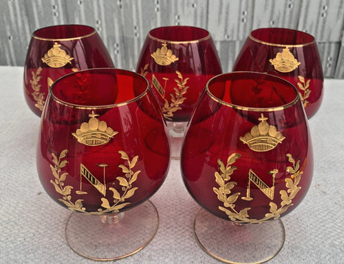 Bicchieri vintage napoleon - bicchieri,