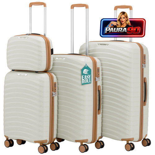 Set valigie rigide bianco - set,