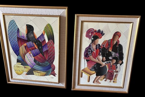 Set dipinti guatemaltechi - set, 2