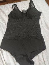 Boby intimo corpetto Tezenis in pizzo nero tg 4B nuovo