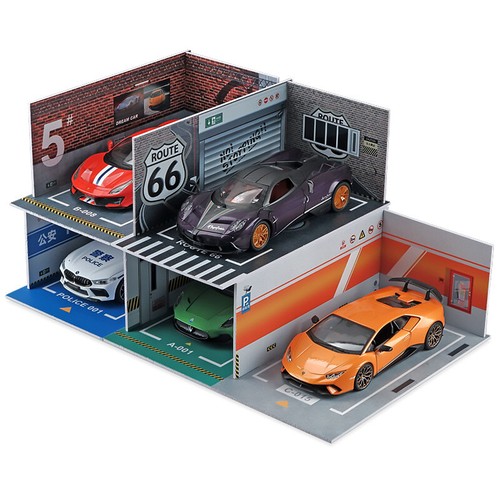Modellino parcheggio auto 24 - auto, 1/24
