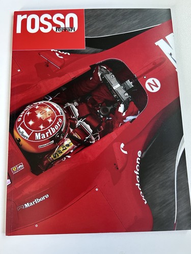 Rosso ferrari rivista vintage - rosso,