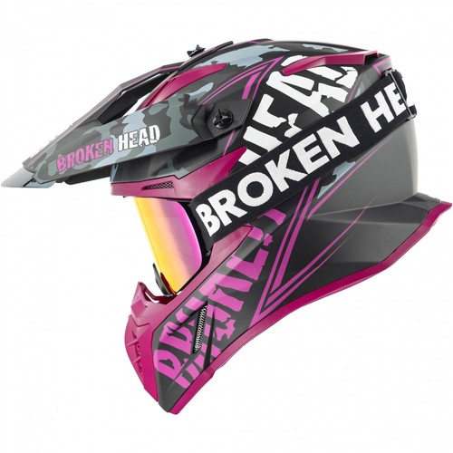 Casco cross rotto squadron - cross, v3