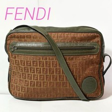 Borsa a tracolla FENDI Zucca