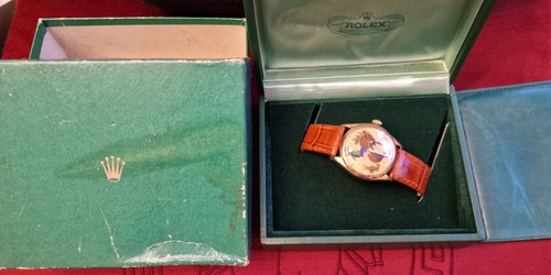 Rolex ovetto smalto rodeo 1950 - smalto,
