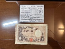 REGNO D' ITALIA LIRE 100