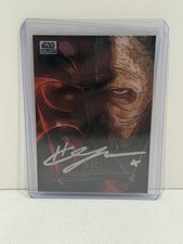 Hayden Christensen Auto On "Maschera Darth Vaders" dal 2024 Star Wars Galaxy