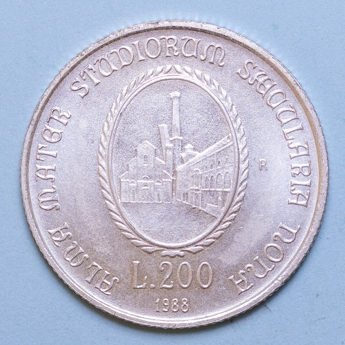 Repubblica italiana 200 - 200, lire