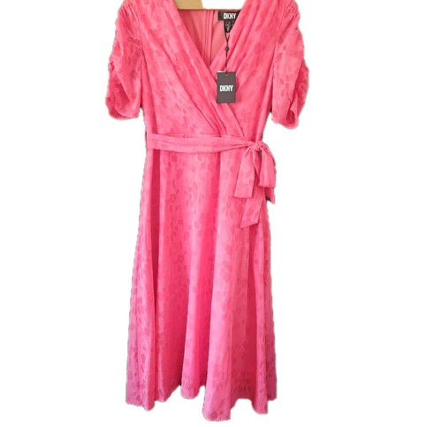 Abito donna dkny rosa - 10,