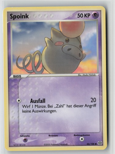 Spoink 106 smeraldo - -, ex