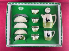 Zeller Ceramica - Gallo e Gallina - Servizio Bambini 10 Pezzi in Confezione Originale