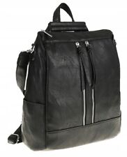 Zaino Borsa 2in1 Donna in Pelle Venata Trasformabile per Uso Giornaliero Casual