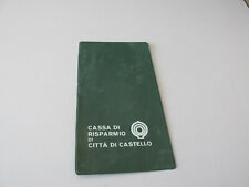 Porta libretto Bancario Pubblicitario Cassa di Risparmio di Città di Castello