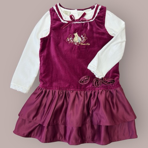 Abito vintage pooh - pooh, velluto