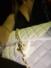 Borsa Bianca Matelasse