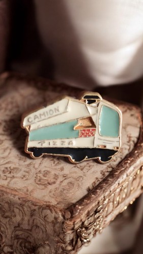 Pin vintage camion pizza - vintage,