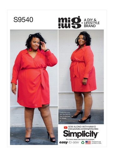 Simplicity 9540 taglie forti - simplicity,