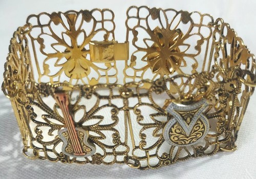 Bracciale vintage filigrana - bracciale,