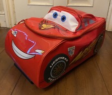 Valigia Disney Pixar CARS Lightining McQueen bagaglio rosso *design 3D*