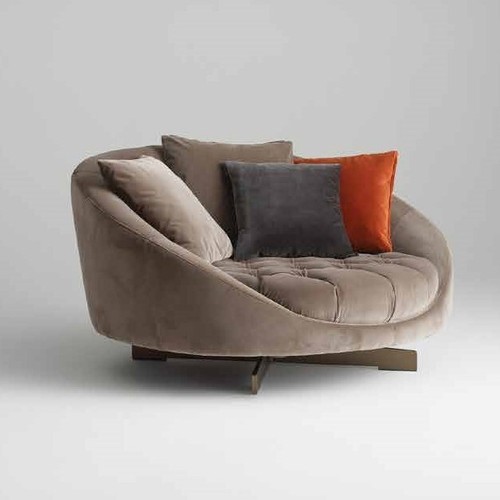 Poltrona girevole tessuto - in,