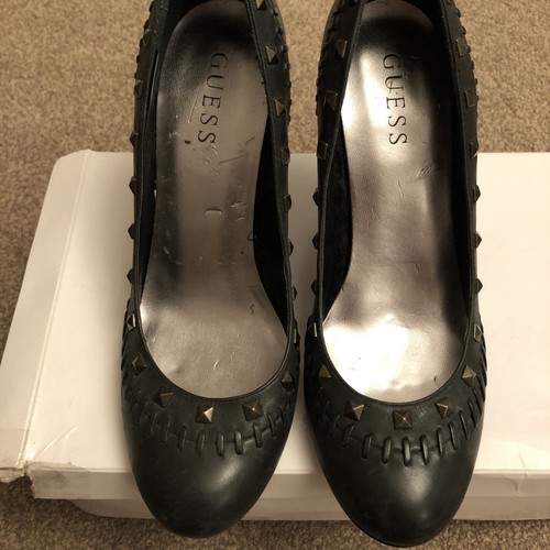 Scarpe guess pelle marrone - scarpe,
