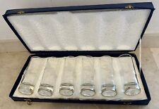 bicchieri cristallo  E Argento vintage