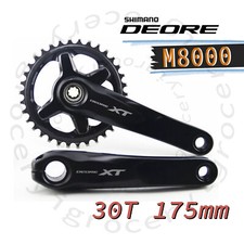 Guarnitura Shimano Deore XT FC-M8000-1 30T 175mm senza BB Mountain Bike