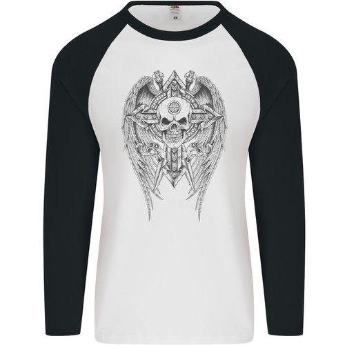 Teschio ali viking - ali, gotico