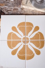 Set di Piastrelle Vintage Richard Ginori Ceramica Italiana Mid Century